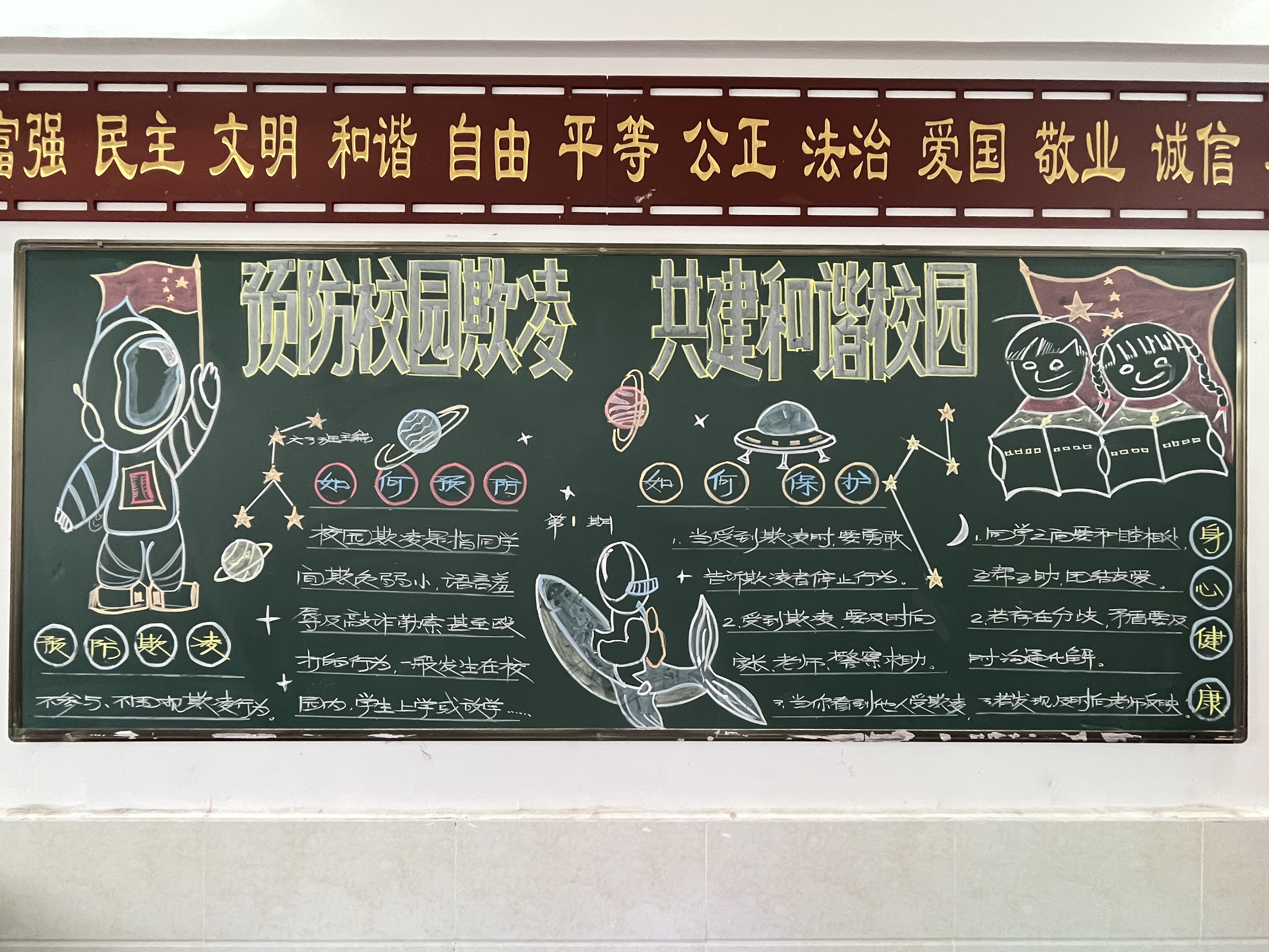 預(yù)防校園欺凌  共建和諧校園黑板報(bào)4.jpg