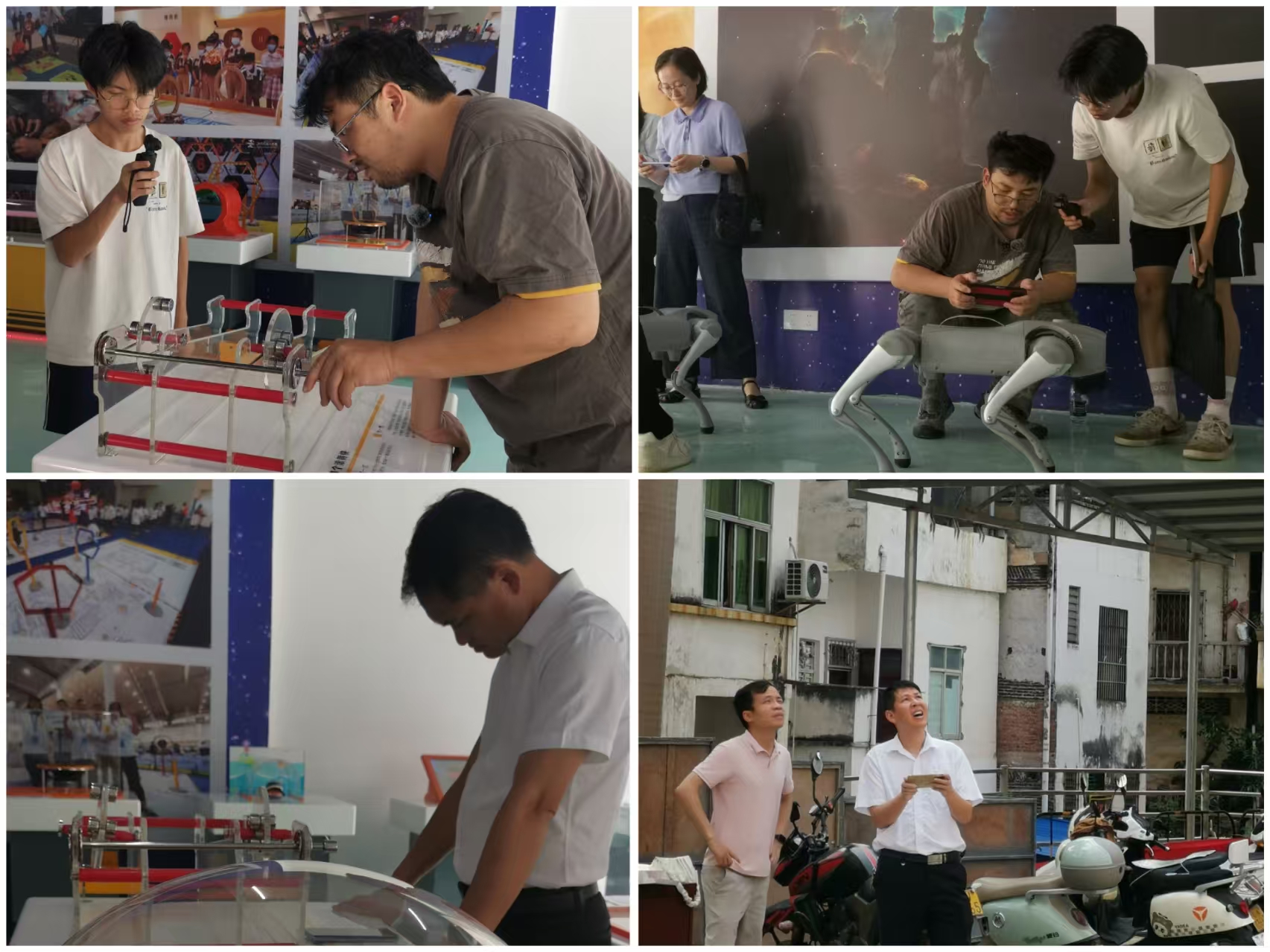 郁南縣中小學(xué)科技教育指導(dǎo)中心成員培訓(xùn)活動開啟，點(diǎn)燃科技教育新火花！拼圖1.jpg